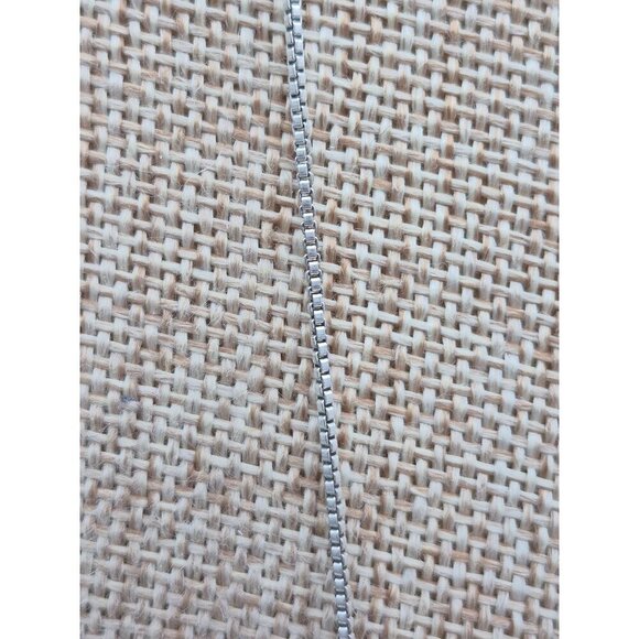 Silver Tone Slide Adjustable Box Chain Art Deco Shape Pendants Charms 2 Strands - Picture 4 of 7